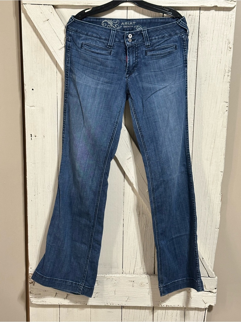 Ariat Women's Blue Trouser Jeans - Classic Wash